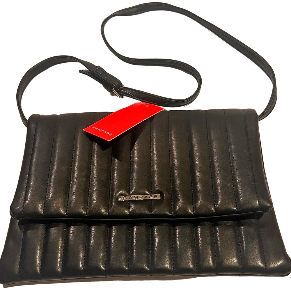 NWT Rampage Black Crossbody Purse